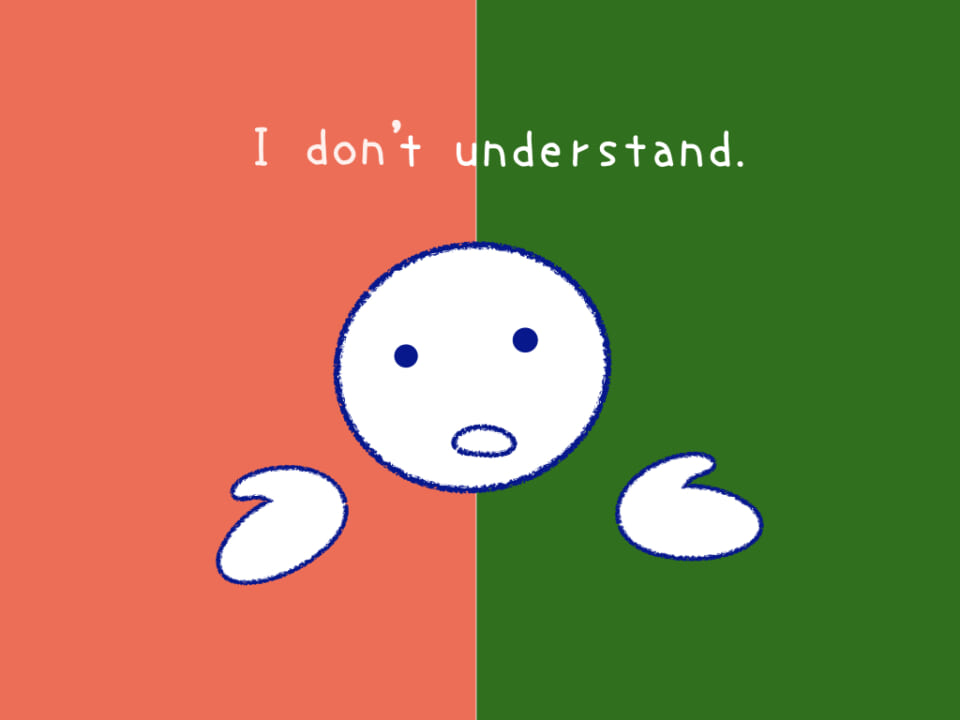 I don’t understand