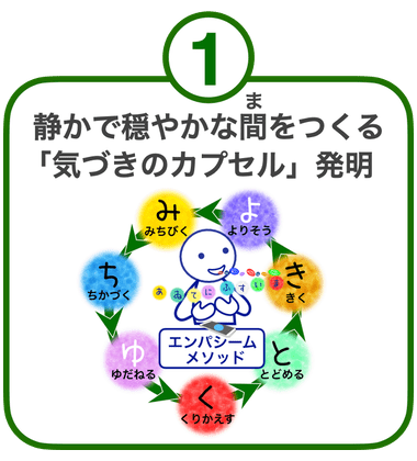 英プラ特徴　静かな間をつくる発明