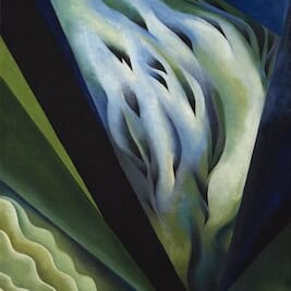 Blue and Green Music by Georgia O’Keeffe
