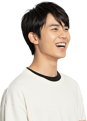 練習中の男の子