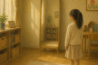 鏡の前に立たなければ、じぶんの姿は映らない