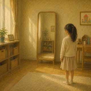 鏡の前に立たなければ、じぶんの姿は映らない